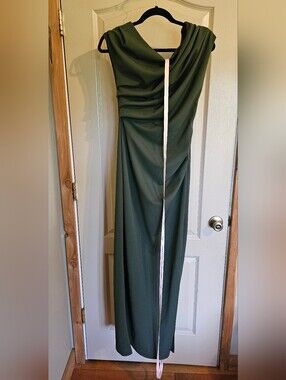 auria navy blue chiffon drop waist maxi dress NWT lulus Auria Navy Blue Chiffon Drop Waist Maxi Dress